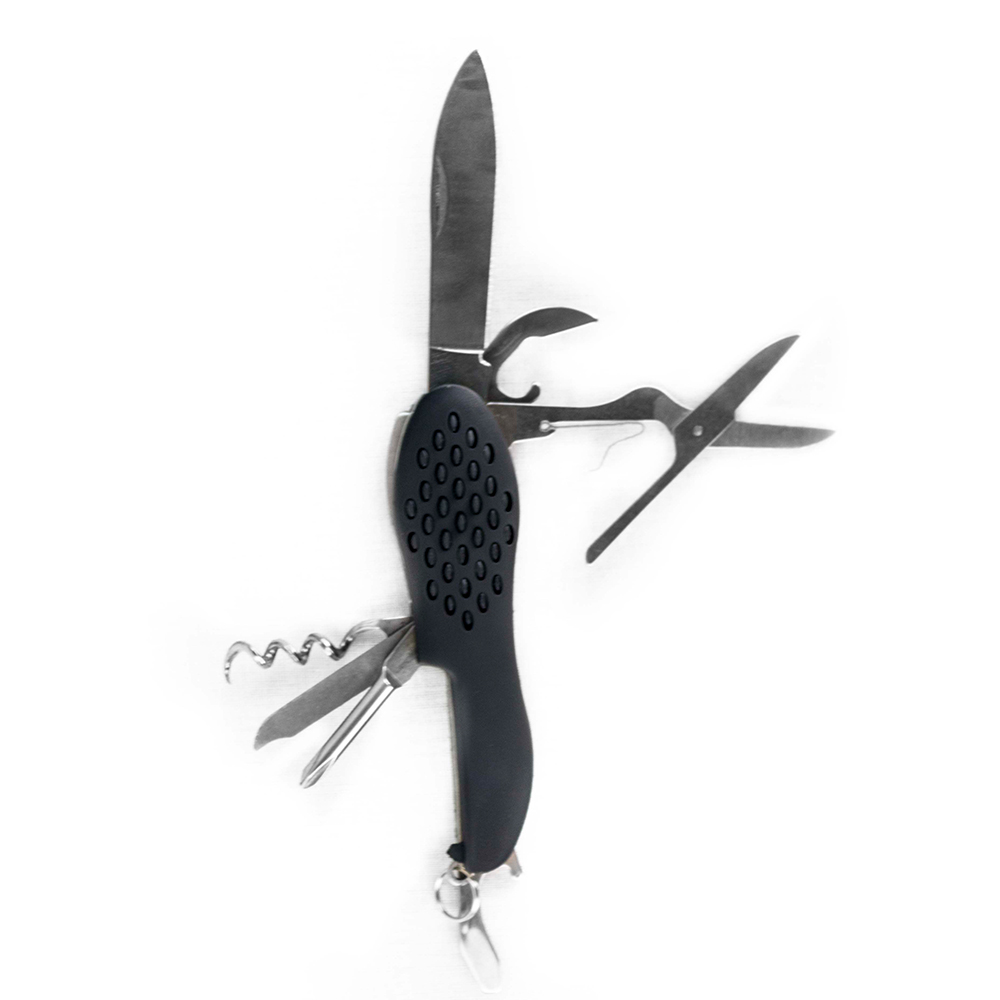 11835 Multi Function Black Ruberrized Body Knife Mayday Industries