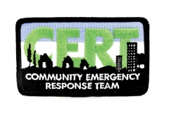 10156 C.E.R.T. Embroidered Patch