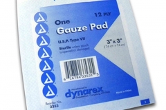 10448 3” x 3” Sterile Gauze Pads (Box of 100)