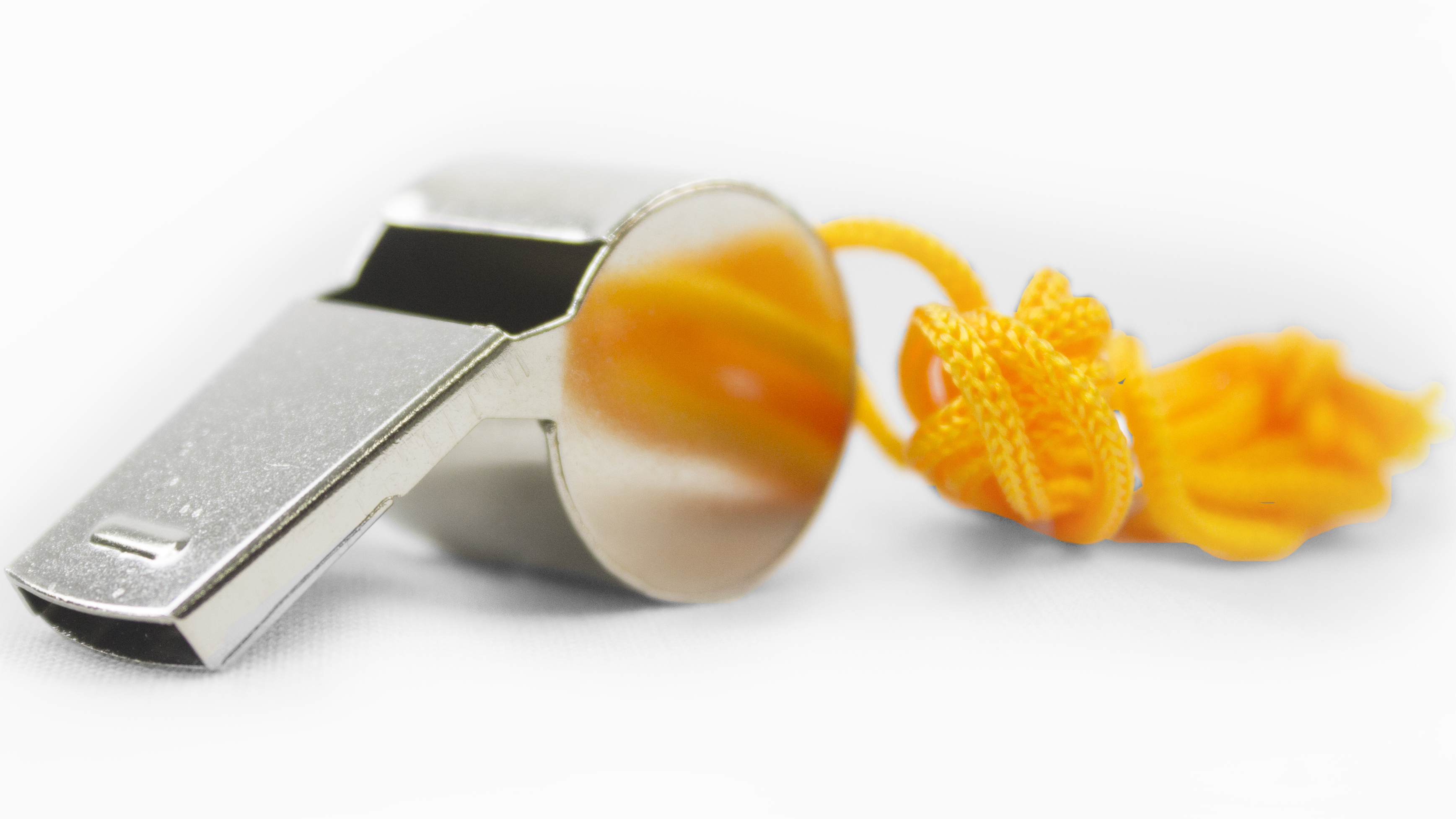 10214 Metal Whistle With Lanyard Mayday Industries