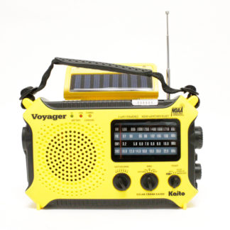 10203 The Voyager - Solar AM/FM/SW/NOAA Weather Band Radio Flashlight